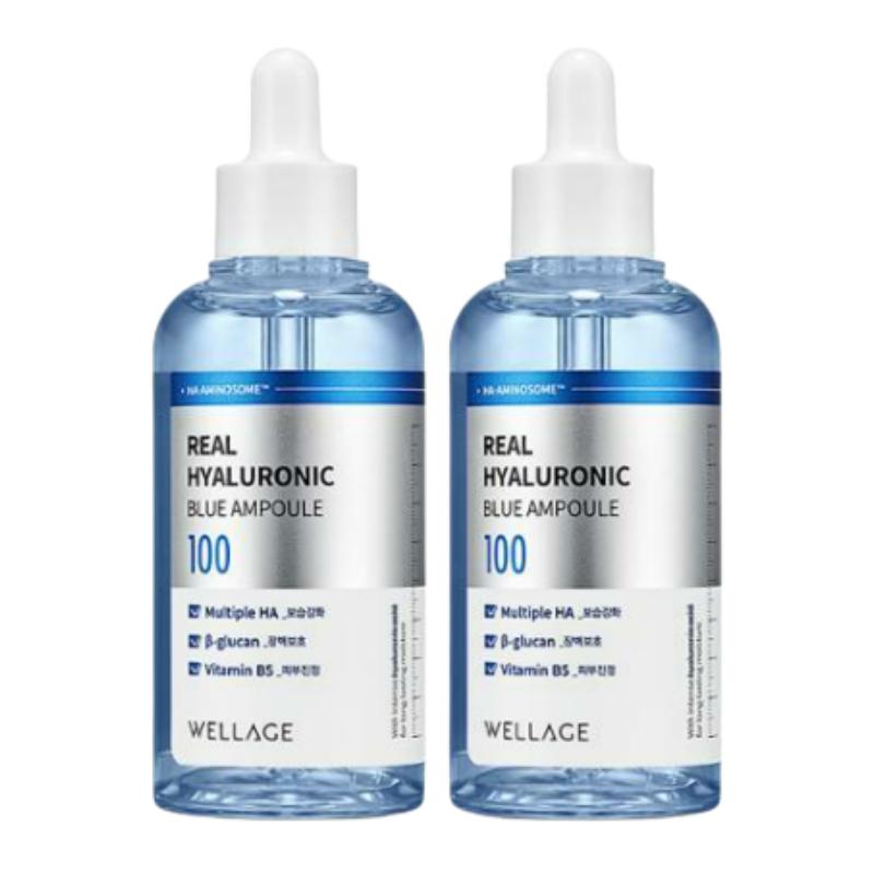 WELLAGE Набор двойных ампул Real Hyaluronic Blue 100 (75мл + 75мл)
WELLAGE Набор двойных ампул Real Hyaluronic Blue 100 (75мл + 75мл)