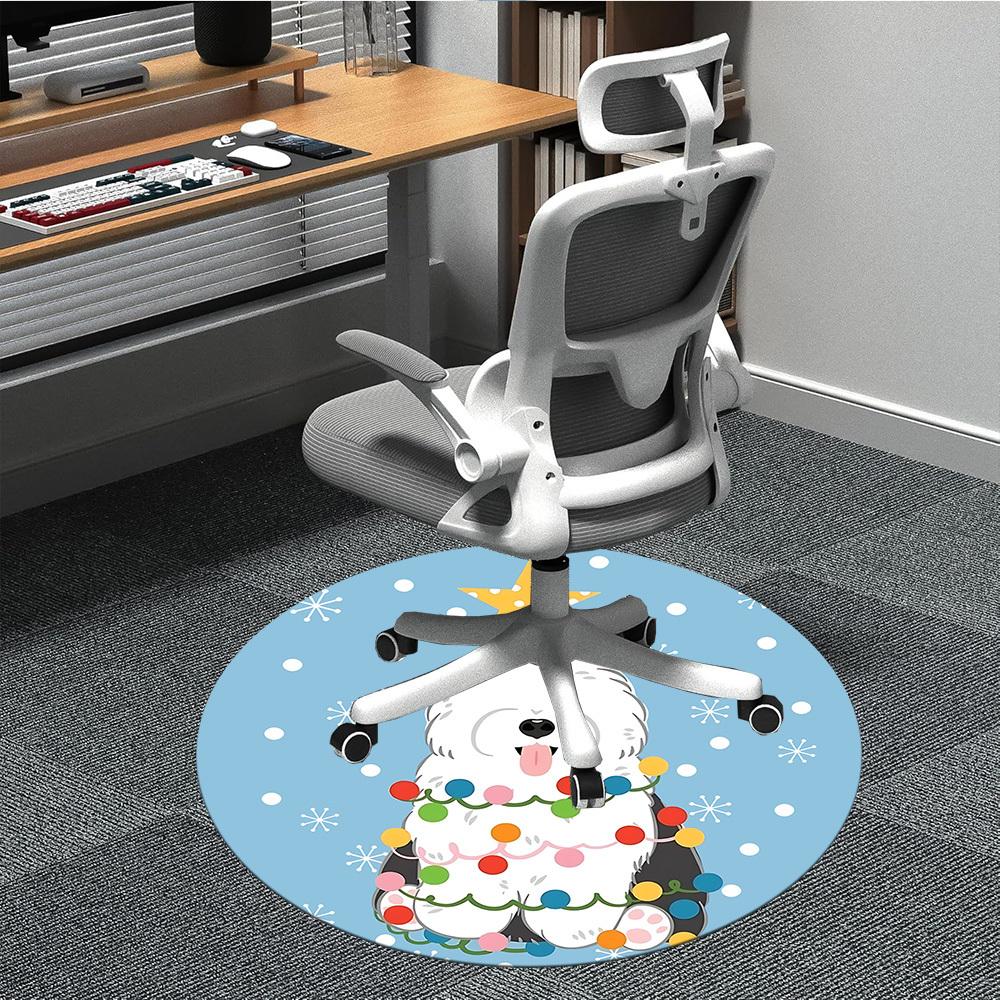 1pc Christmas Dog Office Round Area Rug, Indoor Mat Suitable For Office, Under Office Chairs Bedroom Living Room Home Decor, Room Deco200 80cm by 80cm
1pc Christmas Dog Office Round Area Rug, Indoor Mat Suitable For Office, Under Office Chairs Bedroom Living Room Home Decor, Room Deco200 80cm by 80cm