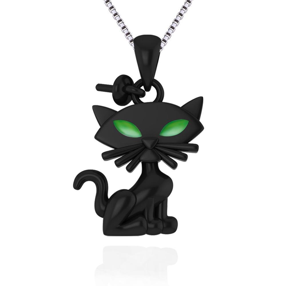 CLUCI Halloween 925 Sterling Silver Black Cat and White Cat Pearl Pendant & Necklace For Women Pearl Pendant Jewerly SP347SB чорний
CLUCI Halloween 925 Sterling Silver Black Cat and White Cat Pearl Pendant & Necklace For Women Pearl Pendant Jewerly SP347SB чорний