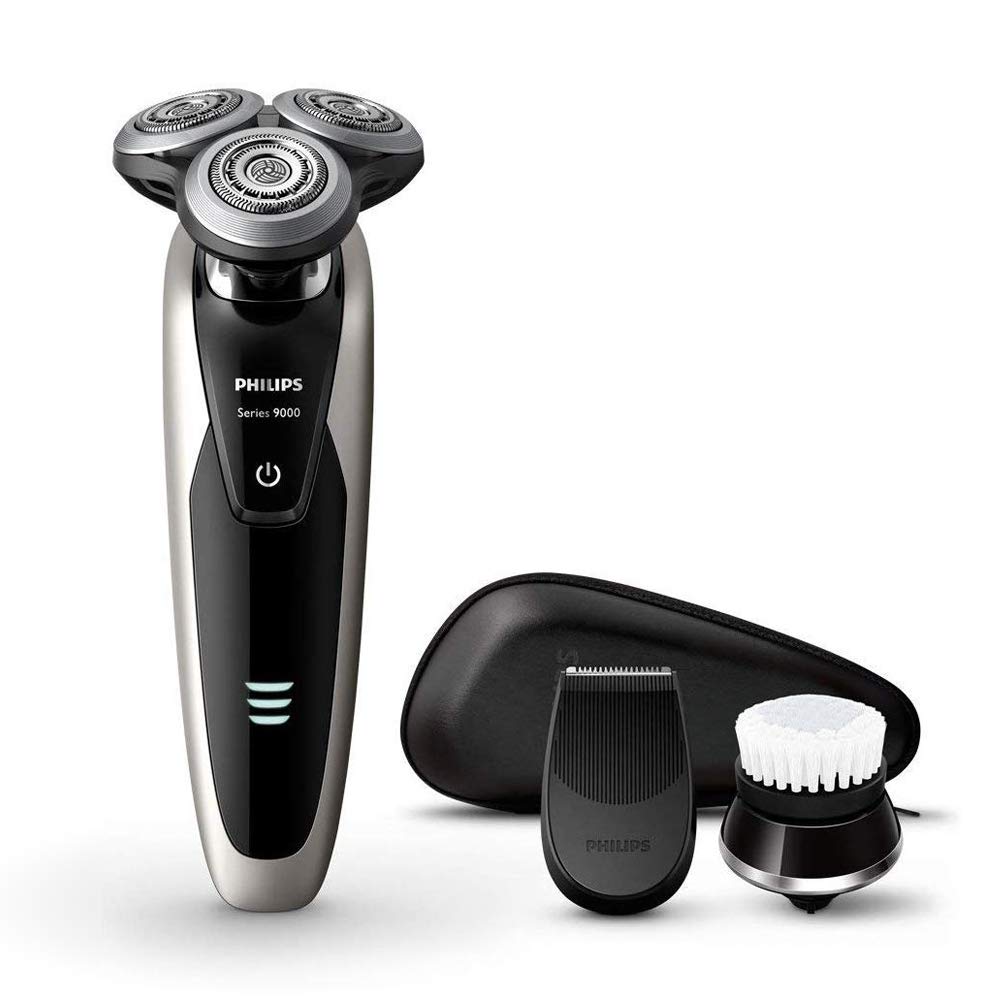 Philips 9000 Series Electric Shaver 72 Blades Rotary Bath Shaving Washable with Trimmer and Facial Cleansing Brush Men s & S9090/43
Philips 9000 Series Electric Shaver 72 Blades Rotary Bath Shaving Washable with Trimmer and Facial Cleansing Brush Men s & S9090/43