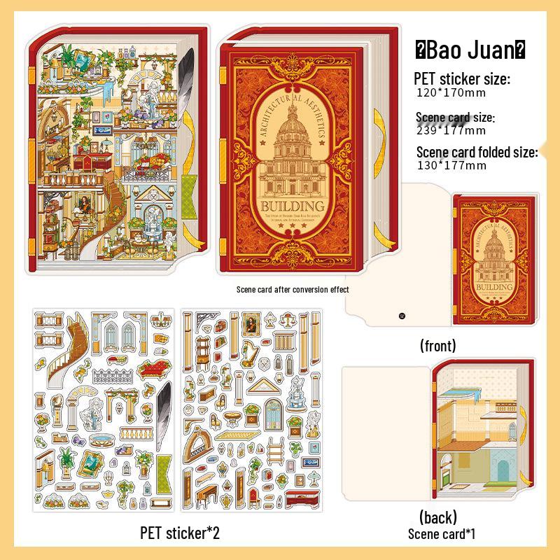 Infeel.Me 2.5D Miniature Diorama Stickers - My Little House Series 19: Creative Stress Relief Educational Toy
Infeel.Me 2.5D Miniature Diorama Stickers - My Little House Series 19: Creative Stress Relief Educational Toy