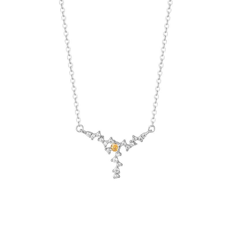 Литературный стиль, Высококлассное чувство, Модная индивидуальность, Милая цепочка на ключицу для девушки