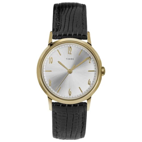Timex 34mm Marlin Mechanical Yellow Gold/Silver/Black One Size
Timex 34mm Marlin Mechanical Yellow Gold/Silver/Black One Size