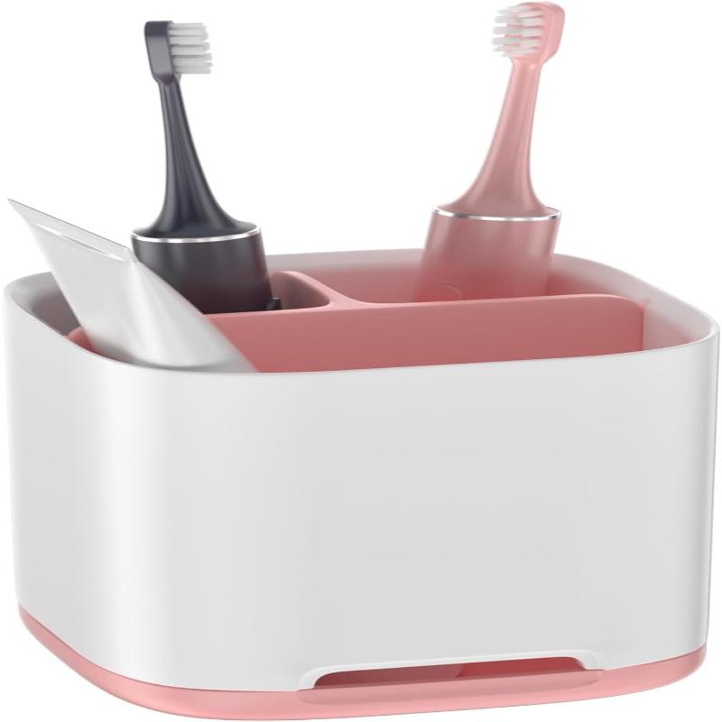 Держатель зубной щетки Держатель зубной пасты с противоскользящим дном 3 слота Электрический держатель зубной щетки для ванной комнаты Изготовлен из полипропилена и АБС
Держатель зубной щетки Держатель зубной пасты с противоскользящим дном 3 слота Электрический держатель зубной щетки для ванной комнаты Изготовлен из полипропилена и АБС