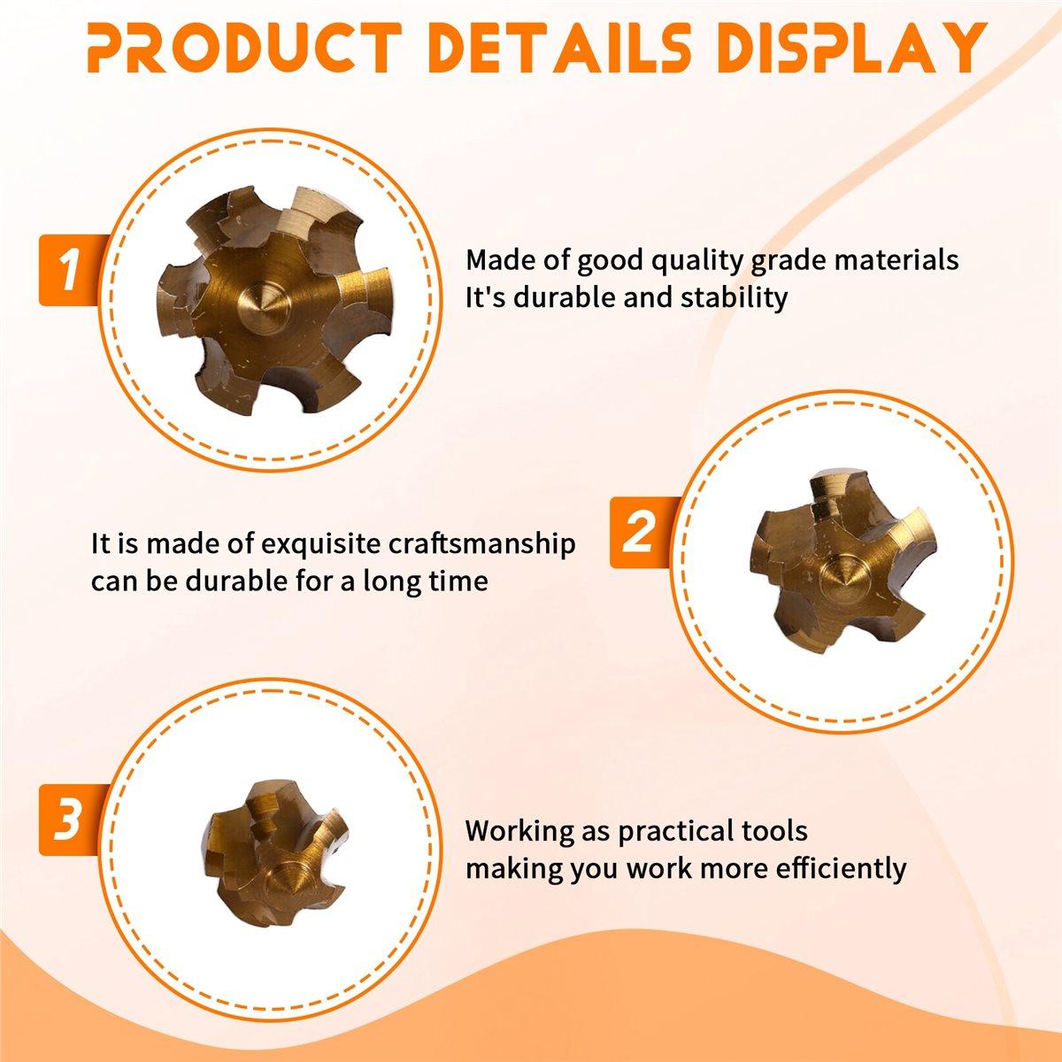 6pcs PPR Lifting,Stepped Drill Bit,Water Pipe Connection Tool 20/25/32/40/50/63mm, for Water Pipe Repair China Mainland
6pcs PPR Lifting,Stepped Drill Bit,Water Pipe Connection Tool 20/25/32/40/50/63mm, for Water Pipe Repair China Mainland