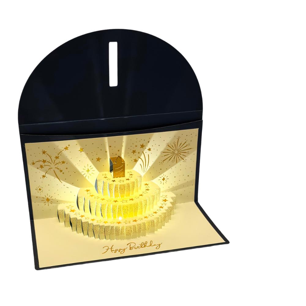 Foldable 3D Pop-Up Greeting Card Musical and Light Money Bag Wedding Celebration синій
Foldable 3D Pop-Up Greeting Card Musical and Light Money Bag Wedding Celebration синій