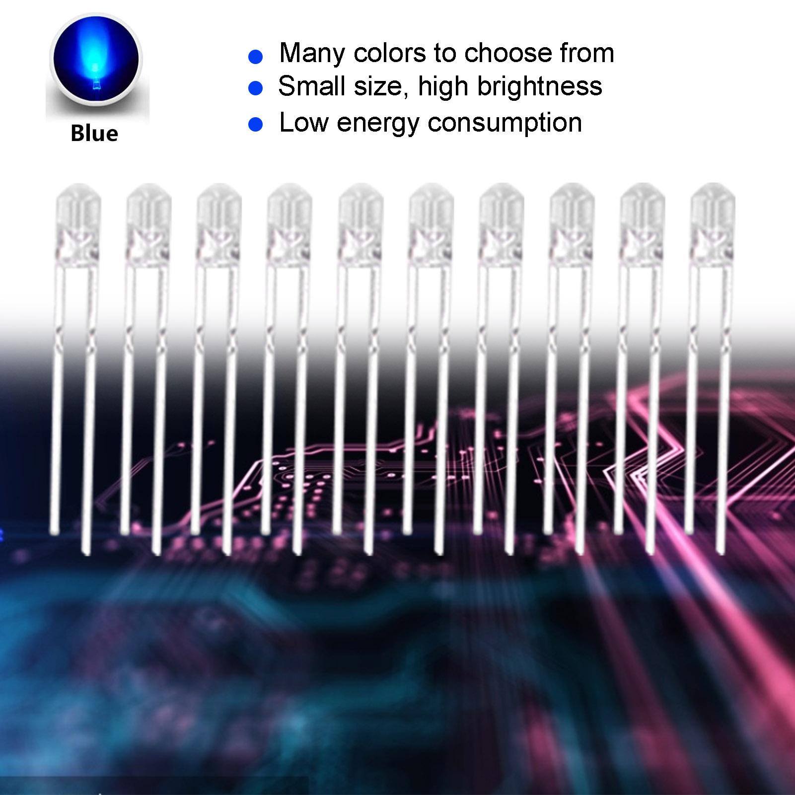 100 Pcs LED Diode 3mm 8 Colors LED Luminous Color Lamp Electronic Components Kit 3V Emitting Lighting Bulb Kit синій
100 Pcs LED Diode 3mm 8 Colors LED Luminous Color Lamp Electronic Components Kit 3V Emitting Lighting Bulb Kit синій