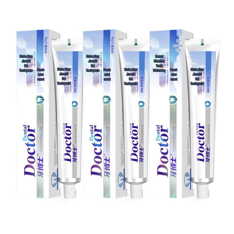 Dr. Dent Multi-Effect Whitening Toothpaste 3-Pack
Dr. Dent Multi-Effect Whitening Toothpaste 3-Pack