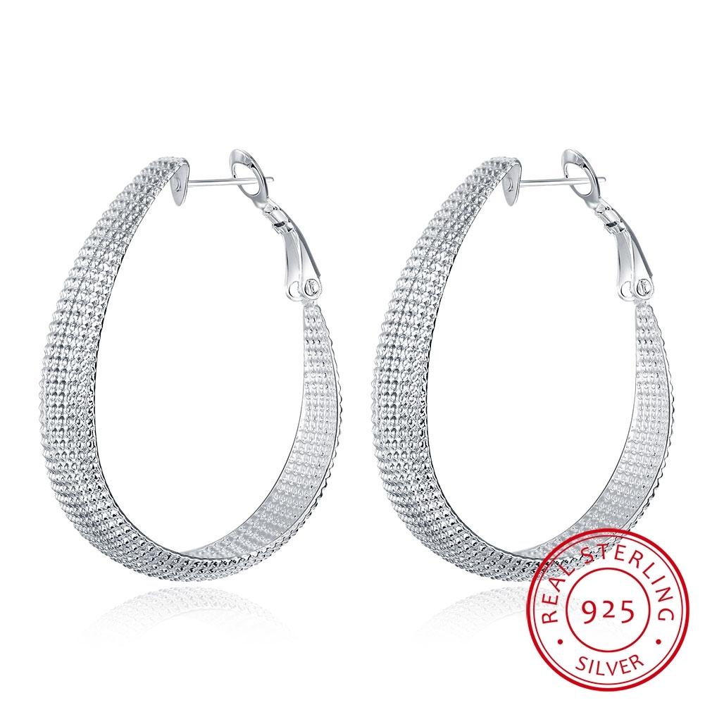 925 Silver Hoop Earring Women Earrings for Women Wedding Gift Fine Europe Jewelry Christmas Gift Hot Sale Engagement Party
925 Silver Hoop Earring Women Earrings for Women Wedding Gift Fine Europe Jewelry Christmas Gift Hot Sale Engagement Party