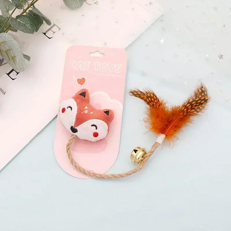 Funny Cat Toy Feather Bell with Catnip Cat Animal Shape Doll Pet Hemp Rope Molar Rod Pet Kitten Supplies Teeth Chewing Toy рожевий колір лосося
Funny Cat Toy Feather Bell with Catnip Cat Animal Shape Doll Pet Hemp Rope Molar Rod Pet Kitten Supplies Teeth Chewing Toy рожевий колір лосося