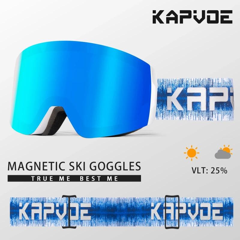 Red Bule Light Adaptive Ski Goggles Men and Women Active Ski Goggles Anti-Fog Magnetic Ski Goggles UV Protection 400 Protection Snow Goggles
Red Bule Light Adaptive Ski Goggles Men and Women Active Ski Goggles Anti-Fog Magnetic Ski Goggles UV Protection 400 Protection Snow Goggles