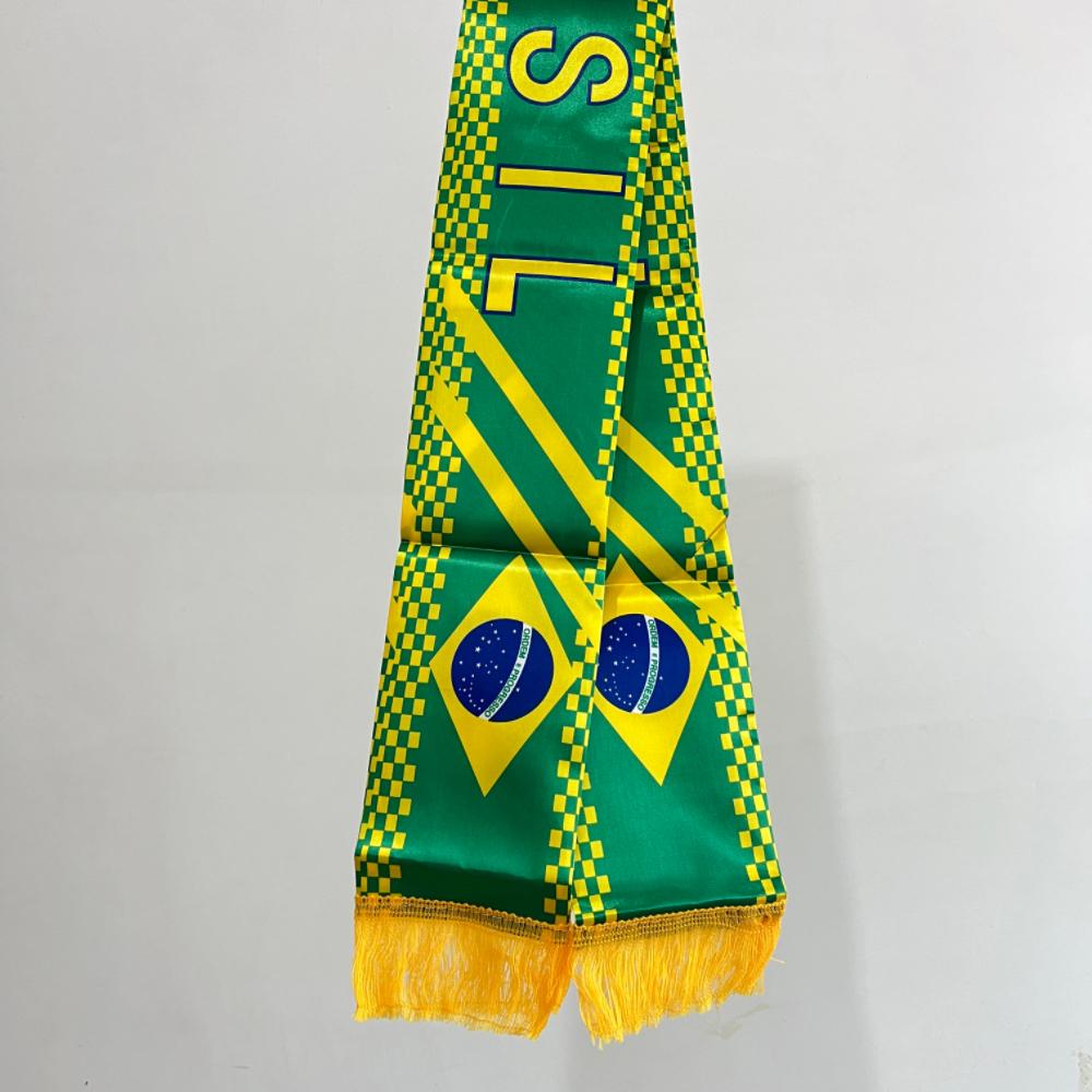 Brazil flag scarfs14x130cm Brazil flag scarf Fan scarf World Cup scarf Sports holiday decoration 14x130cm
Brazil flag scarfs14x130cm Brazil flag scarf Fan scarf World Cup scarf Sports holiday decoration 14x130cm