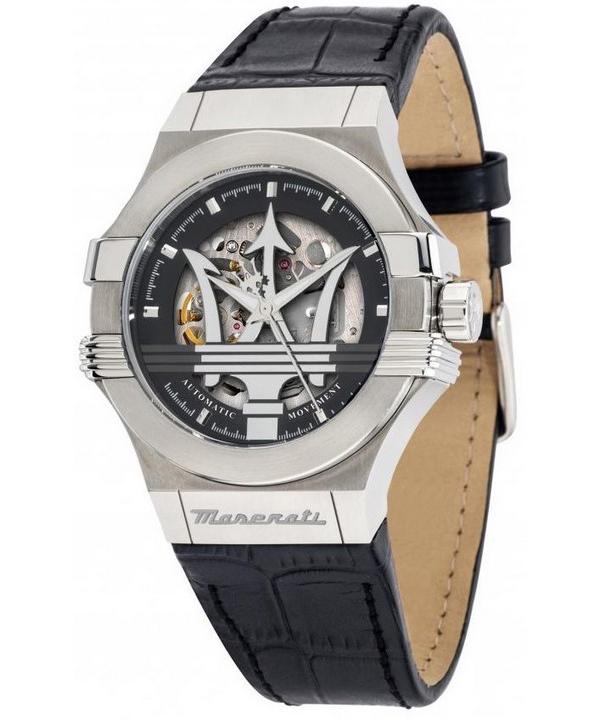Maserati Potenza Leather Strap Skeleton Black Dial Automatic R8821108038 100M Men s Watch
Maserati Potenza Leather Strap Skeleton Black Dial Automatic R8821108038 100M Men s Watch