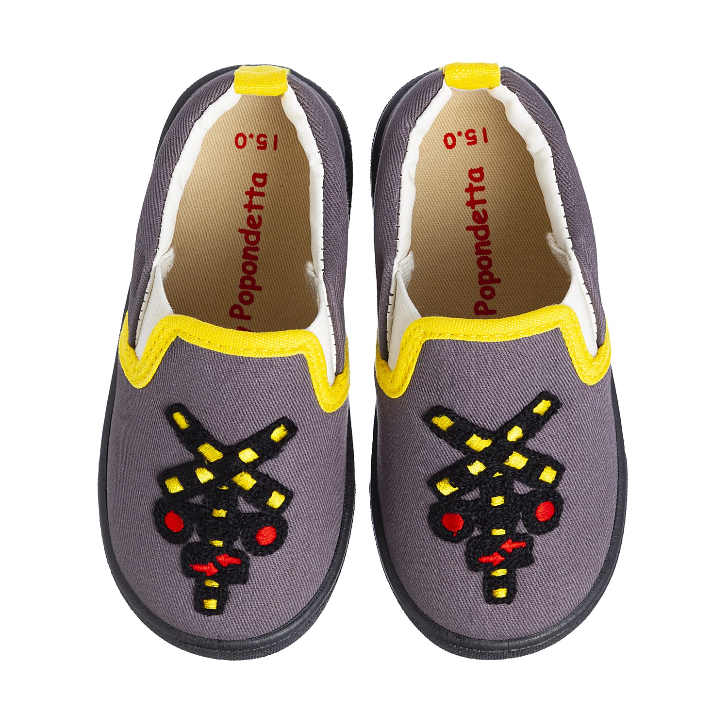 Popondetta Railroad Crossing Slip-Ons, 17cm
Popondetta Railroad Crossing Slip-Ons, 17cm