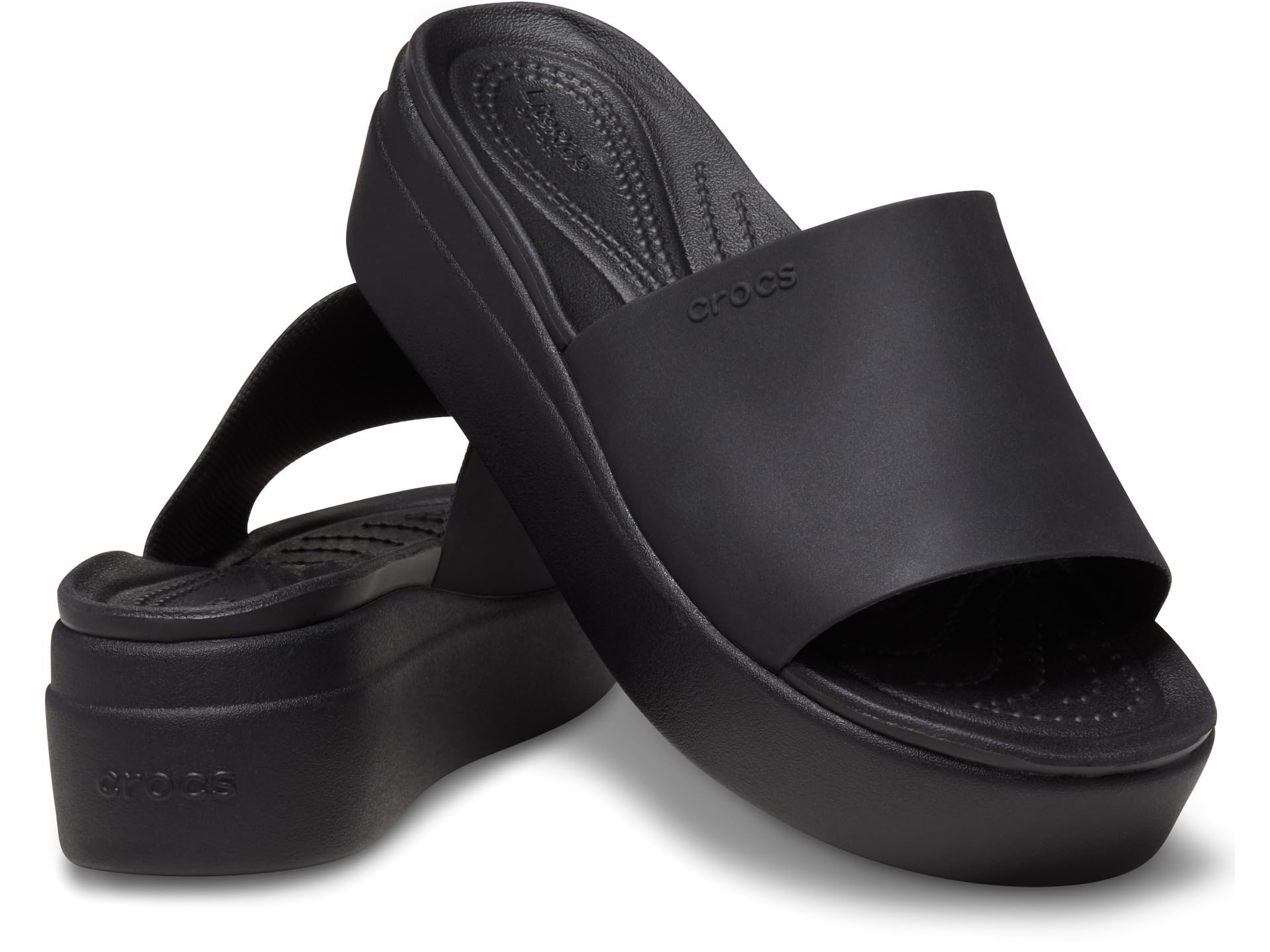 Crocs Brooklyn Slide Низкая танкетка 25 см Сандалии, Черные, чёрный
Crocs Brooklyn Slide Низкая танкетка 25 см Сандалии, Черные, чёрный