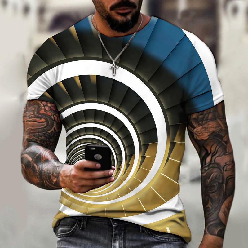Летний круглый вырез абстрактный креативный визуальный праздник 3D принт топ модные повседневные короткие рукава мужские футболки XS
Летний круглый вырез абстрактный креативный визуальный праздник 3D принт топ модные повседневные короткие рукава мужские футболки XS