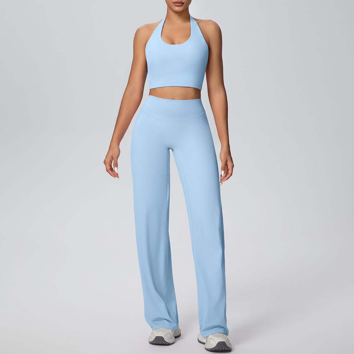 Women s Solid Color Wide-Leg Yoga Suit: Double-Sided Brushed Two-Piece Set for Running & Fitness Large
Women s Solid Color Wide-Leg Yoga Suit: Double-Sided Brushed Two-Piece Set for Running & Fitness Large