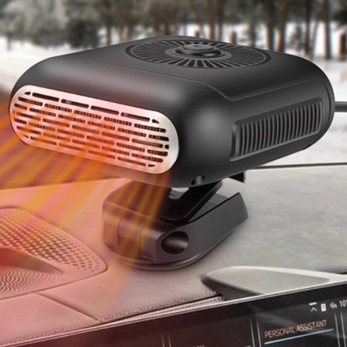 ZUKIDA Car Electric Heater with Car Heater Heater, Defroster, Demister, Windshield, 360-Degree Rotation, Portable, 12/24V (Black-NF14)
ZUKIDA Car Electric Heater with Car Heater Heater, Defroster, Demister, Windshield, 360-Degree Rotation, Portable, 12/24V (Black-NF14)