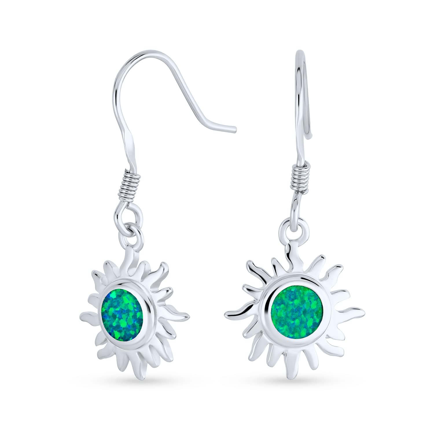 Серьги-подвески Air Radiance Green Created Opal Summer Fun Sunburst для женщин из стерлингового серебра Fish Wire Teens.925
Серьги-подвески Air Radiance Green Created Opal Summer Fun Sunburst для женщин из стерлингового серебра Fish Wire Teens.925
