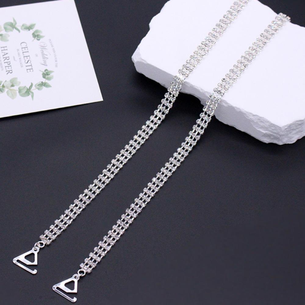1 Pair New Silver Black Bra Strap Metallic Rhinestone Bra Shoulder Straps Sexy For Women Elegant Shoulder Lingerie Accessories 2.2cm
1 Pair New Silver Black Bra Strap Metallic Rhinestone Bra Shoulder Straps Sexy For Women Elegant Shoulder Lingerie Accessories 2.2cm