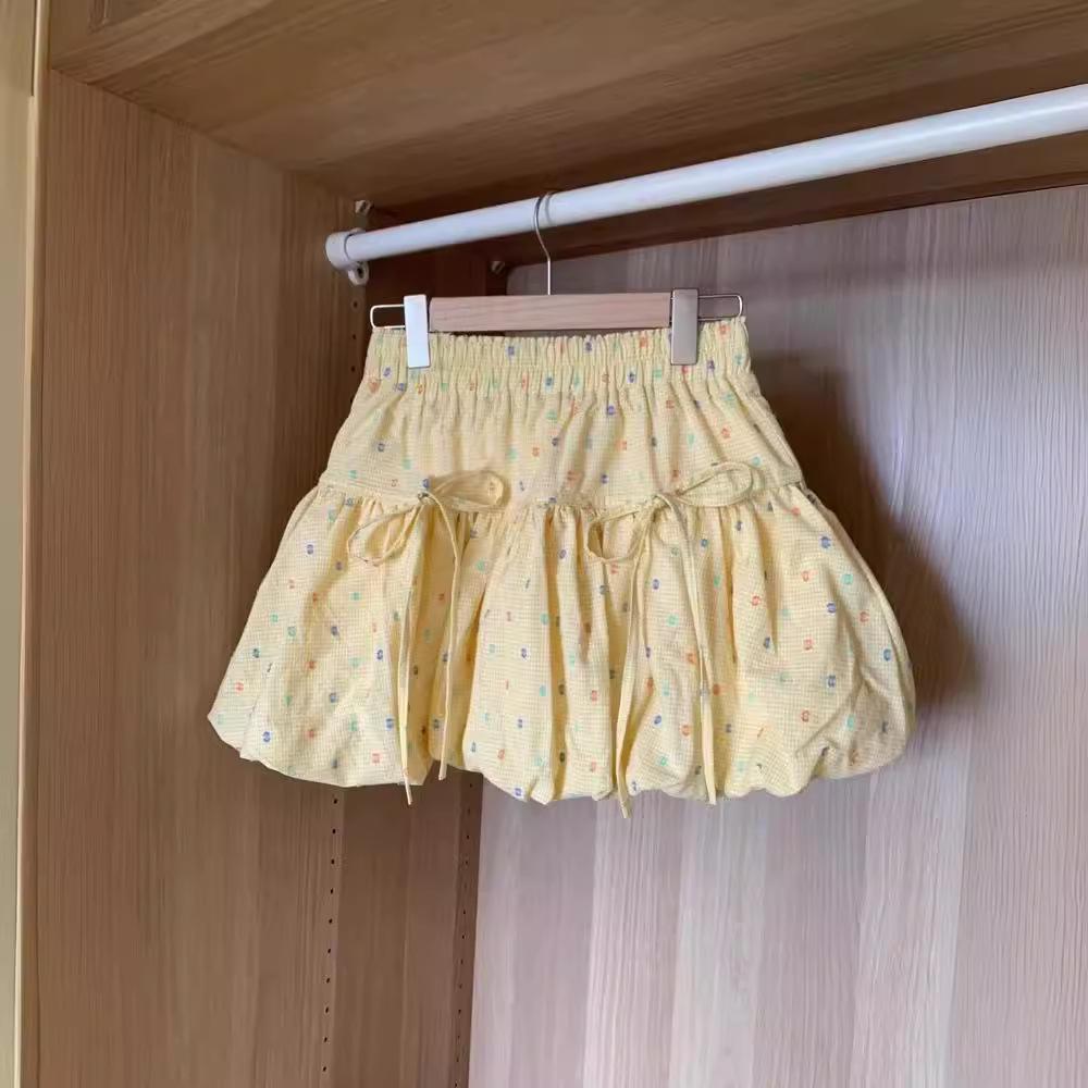 Yellow Polka Dot Flower Bud Skirt Pants - Women s Summer 2024, Elastic Waist, Sweet and Youthful Design Large жовтий
Yellow Polka Dot Flower Bud Skirt Pants - Women s Summer 2024, Elastic Waist, Sweet and Youthful Design Large жовтий