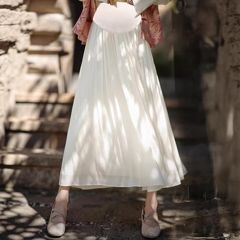2026 Spring/Summer Maternity Wear - Chinese Style Versatile Belly Support Pleated Mid-Length Skirt XL брудно-білий
2026 Spring/Summer Maternity Wear - Chinese Style Versatile Belly Support Pleated Mid-Length Skirt XL брудно-білий