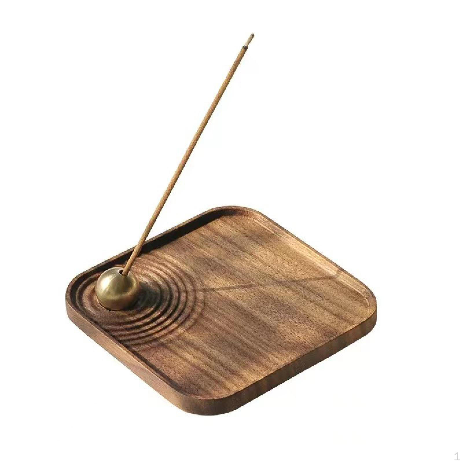 Wooden Incense Burner Stick Holder Home Fragrance Desk Gift Square Censer Stand Tray
Wooden Incense Burner Stick Holder Home Fragrance Desk Gift Square Censer Stand Tray