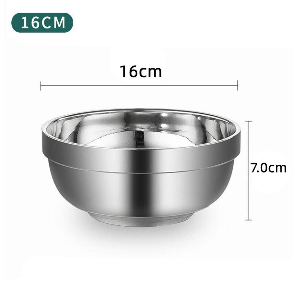 1Pcs Double Layer Soup Rice Bowl Children s Canteen Dish Container Durable Stainless Steel Bowl 16cm
1Pcs Double Layer Soup Rice Bowl Children s Canteen Dish Container Durable Stainless Steel Bowl 16cm