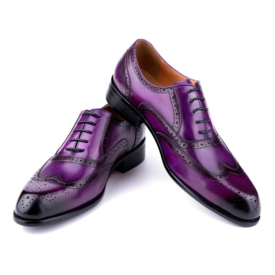 Fashion Fashion New Trend Oxford Shoe Mens Handmade Carving Craft Wedding Party Shoes Elegant Genuine Leather Lace Up Derby Shoes 39
Fashion Fashion New Trend Oxford Shoe Mens Handmade Carving Craft Wedding Party Shoes Elegant Genuine Leather Lace Up Derby Shoes 39