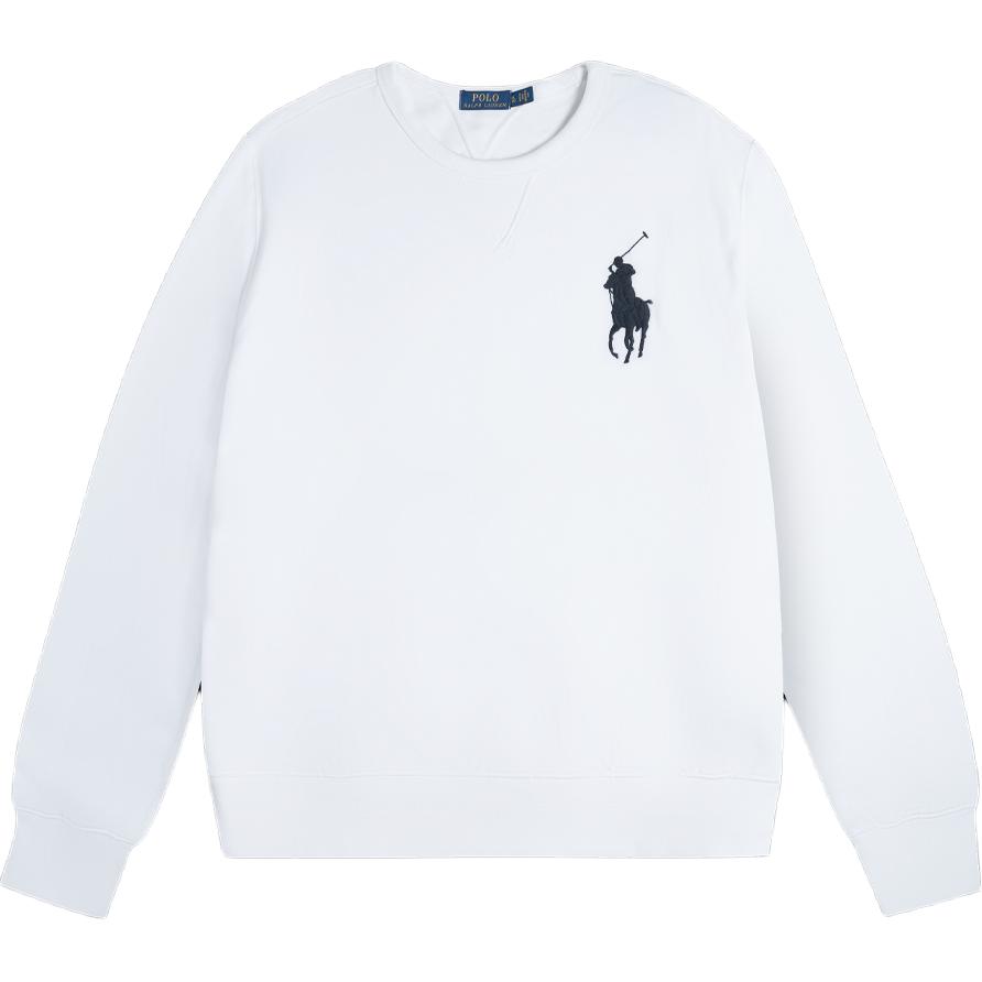 Мужской свитшот из флиса с круглым вырезом и вышивкой логотипа Big Pony Polo Ralph Lauren, белый MNPOKNI16820474-100 XXL
Мужской свитшот из флиса с круглым вырезом и вышивкой логотипа Big Pony Polo Ralph Lauren, белый MNPOKNI16820474-100 XXL