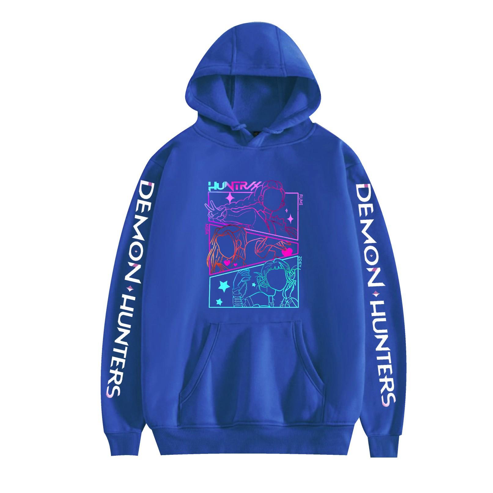 Unisex KPop Demon Hunters Anime Hoodie Sweatshirt Cartoon Printed Streetwear Hoodies for Couples Men Women XXS синій
Unisex KPop Demon Hunters Anime Hoodie Sweatshirt Cartoon Printed Streetwear Hoodies for Couples Men Women XXS синій