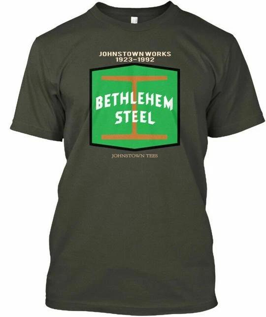 Remembering Johnstown Bethlehem Steel Works TTshirt Made in USA Size S to 5XL 3XL
Remembering Johnstown Bethlehem Steel Works TTshirt Made in USA Size S to 5XL 3XL