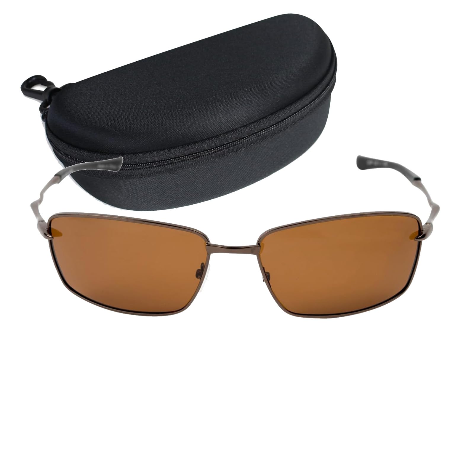 Captain Stag Polarized Sunglasses with Sunglasses Stainless Men s Case, Steel, Brown, CSP-001-1-EH-72 коричневий 
Captain Stag Polarized Sunglasses with Sunglasses Stainless Men s Case, Steel, Brown, CSP-001-1-EH-72 коричневий