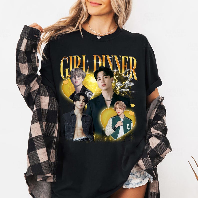 Вінтажна футболка Jimin Park, Футболка для фанатів Girl Dinner, Хіп-хоп вуличний одяг, Оверсайз футболка з коротким рукавом, Повсякденний одяг M
Вінтажна футболка Jimin Park, Футболка для фанатів Girl Dinner, Хіп-хоп вуличний одяг, Оверсайз футболка з коротким рукавом, Повсякденний одяг M