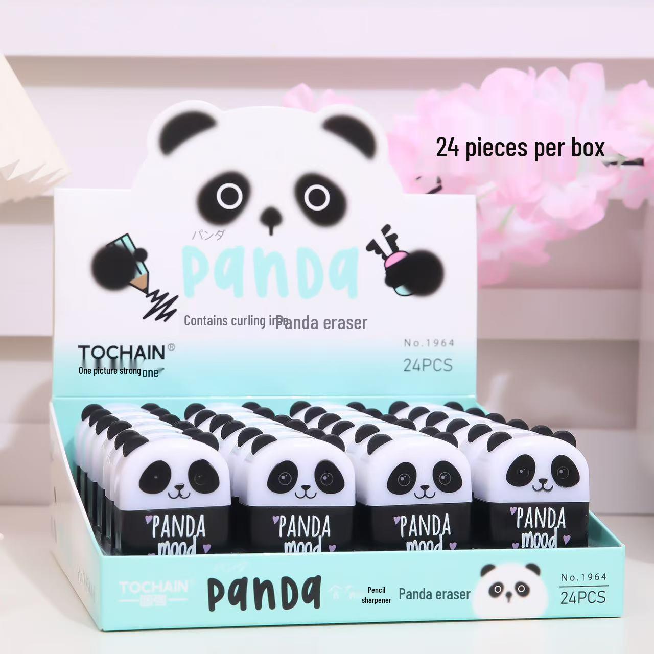 Panda-Shaped Multifunctional Eraser & Pencil Sharpener - Portable, Compact, and Clean-Erasing
Panda-Shaped Multifunctional Eraser & Pencil Sharpener - Portable, Compact, and Clean-Erasing