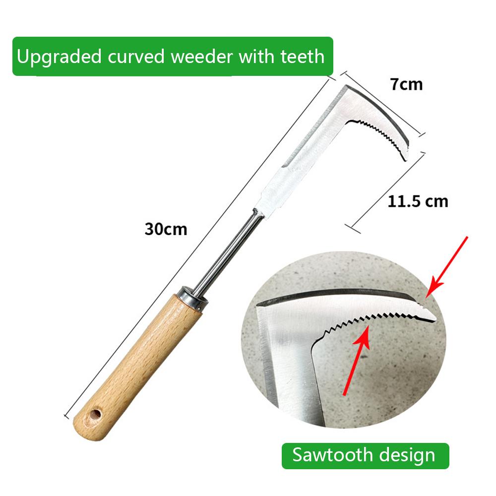 1Pc Heavy Duty Carbon Steel Mower Sickle Manual Weeding Tool For Road Cracks And Garden
1Pc Heavy Duty Carbon Steel Mower Sickle Manual Weeding Tool For Road Cracks And Garden
