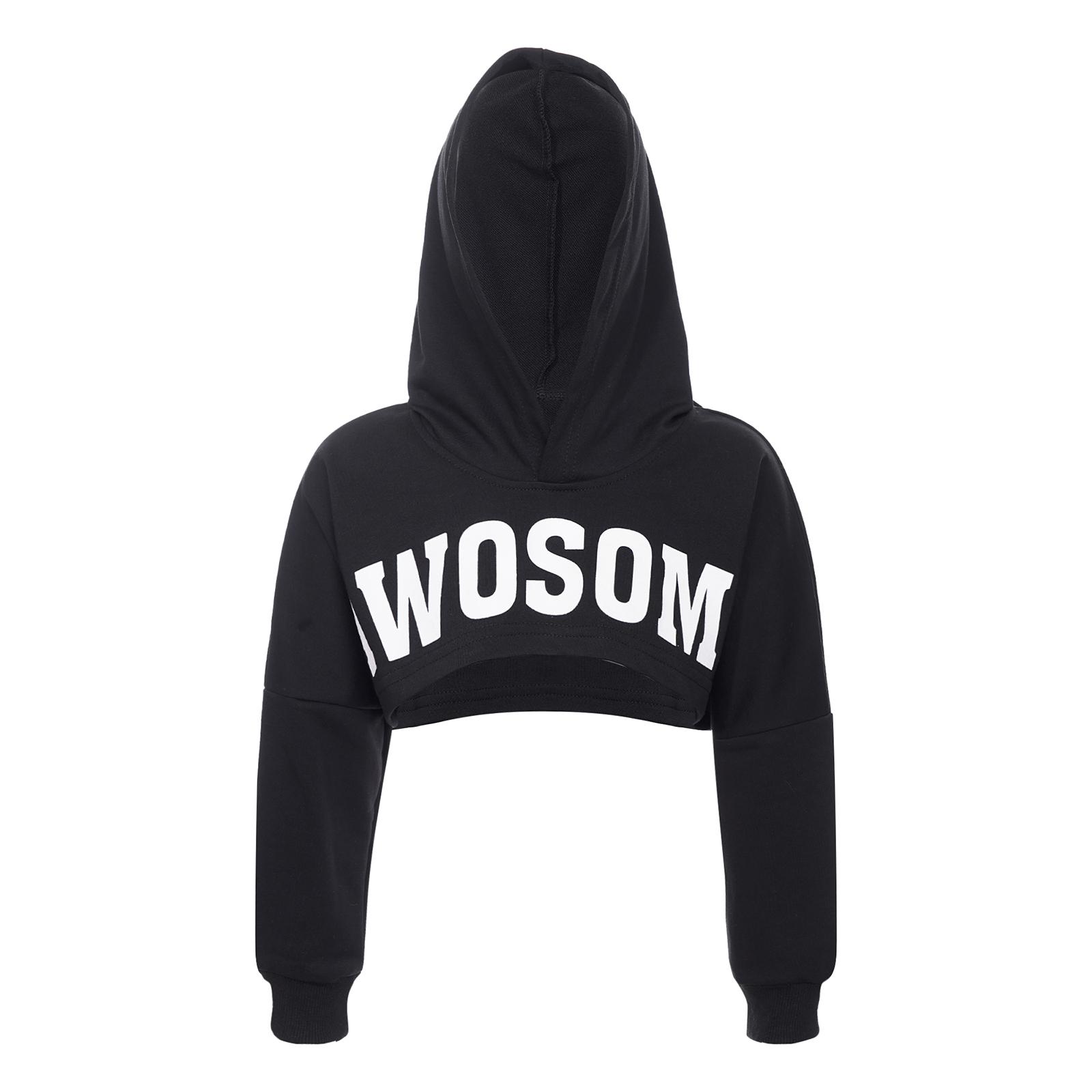 Girls Stylish Letter Printed Crop Top Hip Hop Jazz Dance Skateboarding Cropped Hoodie Sweatshirt 7-8 Years чорний
Girls Stylish Letter Printed Crop Top Hip Hop Jazz Dance Skateboarding Cropped Hoodie Sweatshirt 7-8 Years чорний
