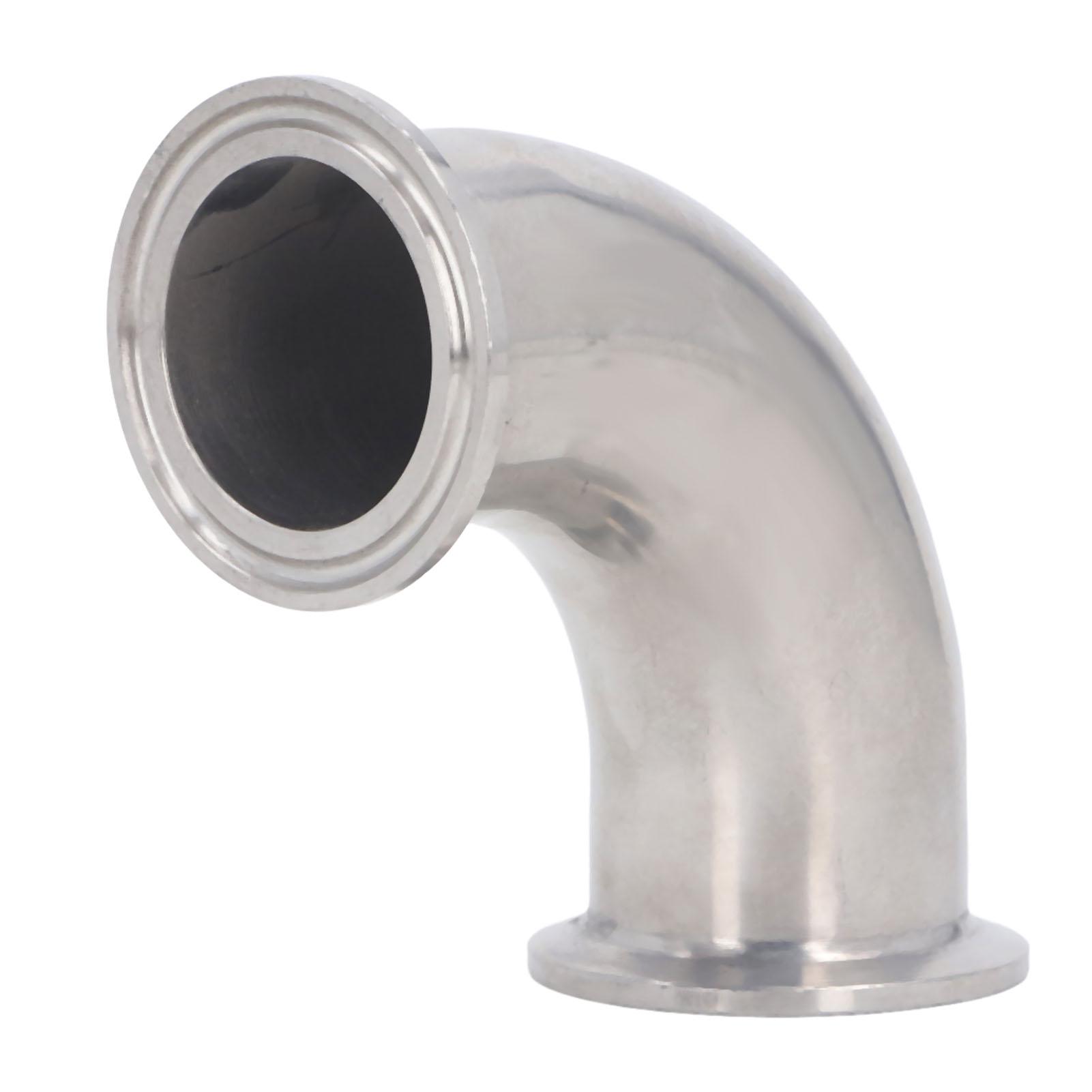 Sanitary Elbow Fitting 90 degrees Stainless Steel Good Sealing Rustproof Pipe Fitting for Industry 38
Sanitary Elbow Fitting 90 degrees Stainless Steel Good Sealing Rustproof Pipe Fitting for Industry 38