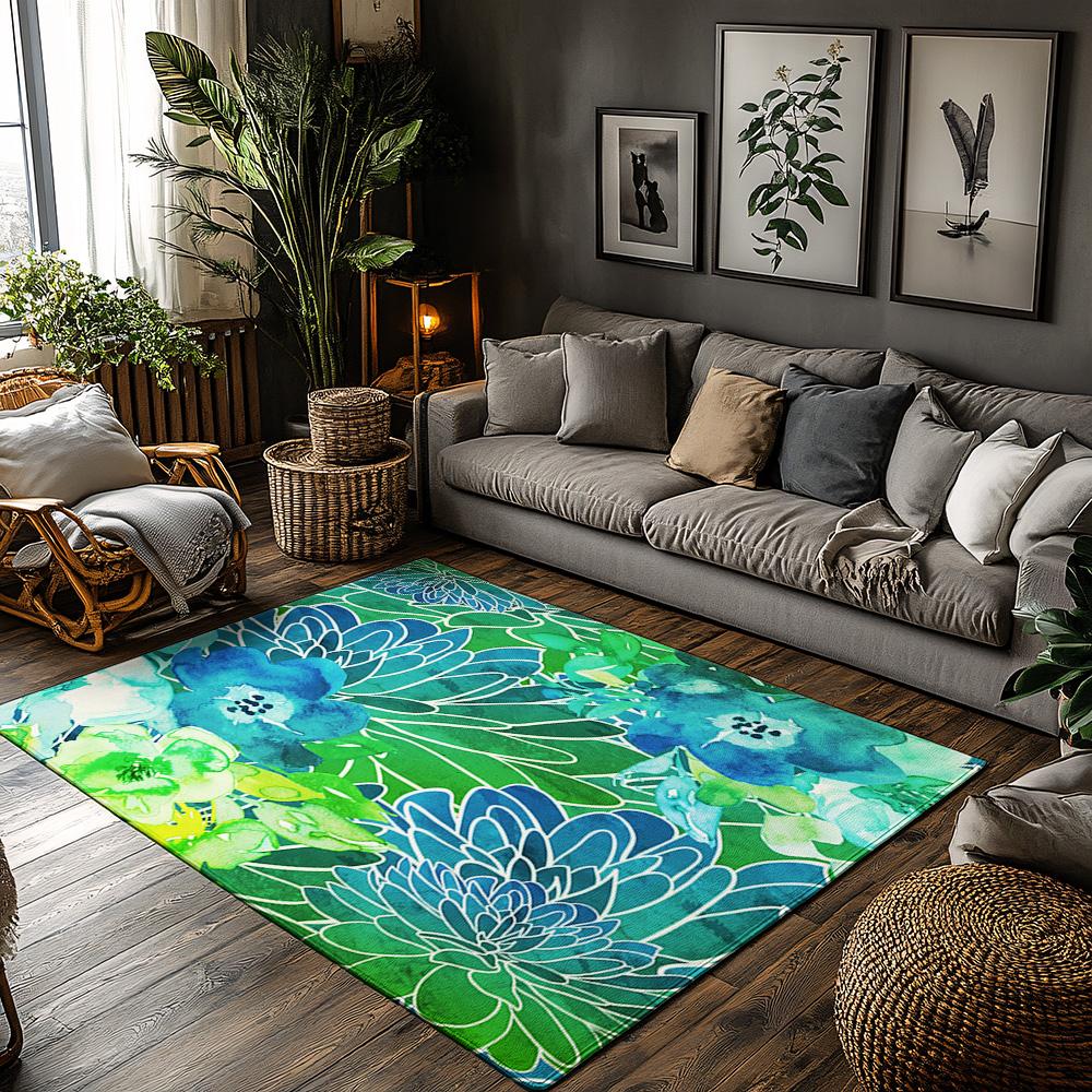 Floral Area Rug Washable Non Slip Modern Abstract Home Decor Living Room Bedroom Floor Mat Artistic Nature Design Soft Cozy Carp 60cm x 90cm
Floral Area Rug Washable Non Slip Modern Abstract Home Decor Living Room Bedroom Floor Mat Artistic Nature Design Soft Cozy Carp 60cm x 90cm