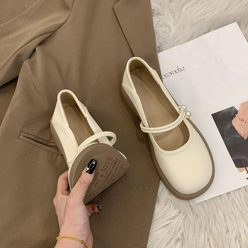 Mary Jane single shoes women s flat bottom new French loafers fashionable gentle retro versatile soft sole small leather shoes 35
Mary Jane single shoes women s flat bottom new French loafers fashionable gentle retro versatile soft sole small leather shoes 35