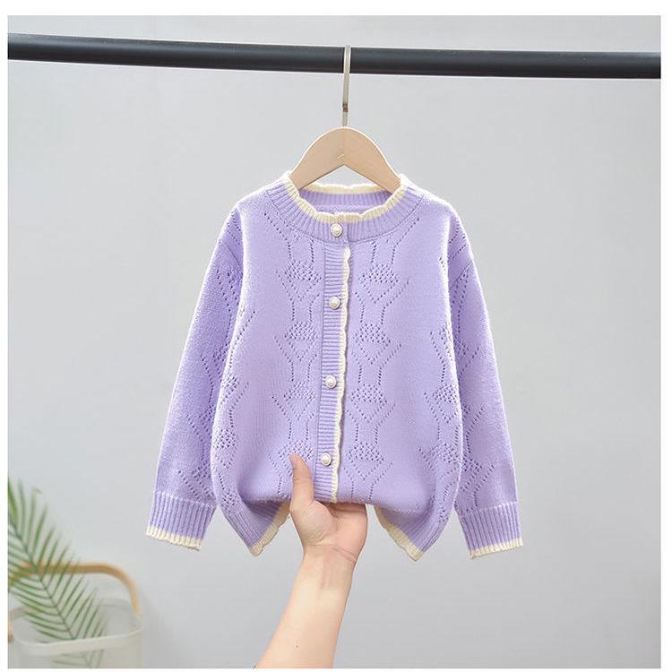 Вязаный кардиган для девочек в корейском стиле 2025 года - Весенне-осенний, с круглым вырезом, длинный рукав 90
Вязаный кардиган для девочек в корейском стиле 2025 года - Весенне-осенний, с круглым вырезом, длинный рукав 90