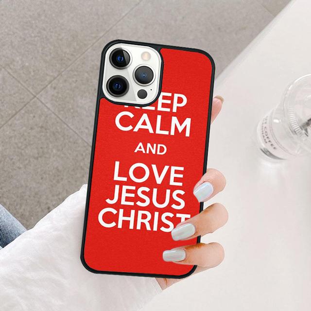 Keep Calm And Love Lord Jesus Christ Quote Phone Case Cover For iPhone 17 Air 15 16 14 13 12 Pro Max 11 Pro Max Plus iPhone 16e
Keep Calm And Love Lord Jesus Christ Quote Phone Case Cover For iPhone 17 Air 15 16 14 13 12 Pro Max 11 Pro Max Plus iPhone 16e