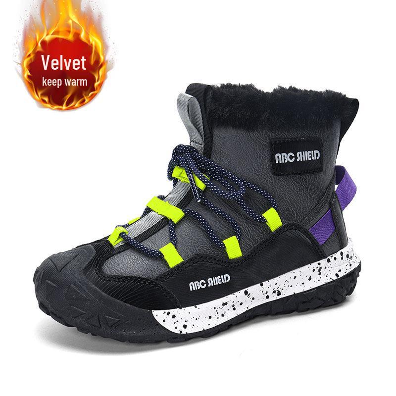 Kids Winter Snow Boots - Mid-Calf, Thickened Cotton, Anti-Freezing Boys and Girls Shoes 34
Kids Winter Snow Boots - Mid-Calf, Thickened Cotton, Anti-Freezing Boys and Girls Shoes 34