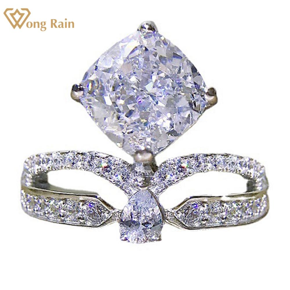Wong Rain, 100% стерлинговое серебро 925 пробы, 8*8 мм, сияющая огранка AAAAA, цирконы, драгоценный камень, свадебное обручальное кольцо для женщин, ювелирные изделия US 5 жёлтый
Wong Rain, 100% стерлинговое серебро 925 пробы, 8*8 мм, сияющая огранка AAAAA, цирконы, драгоценный камень, свадебное обручальное кольцо для женщин, ювелирные изделия US 5 жёлтый