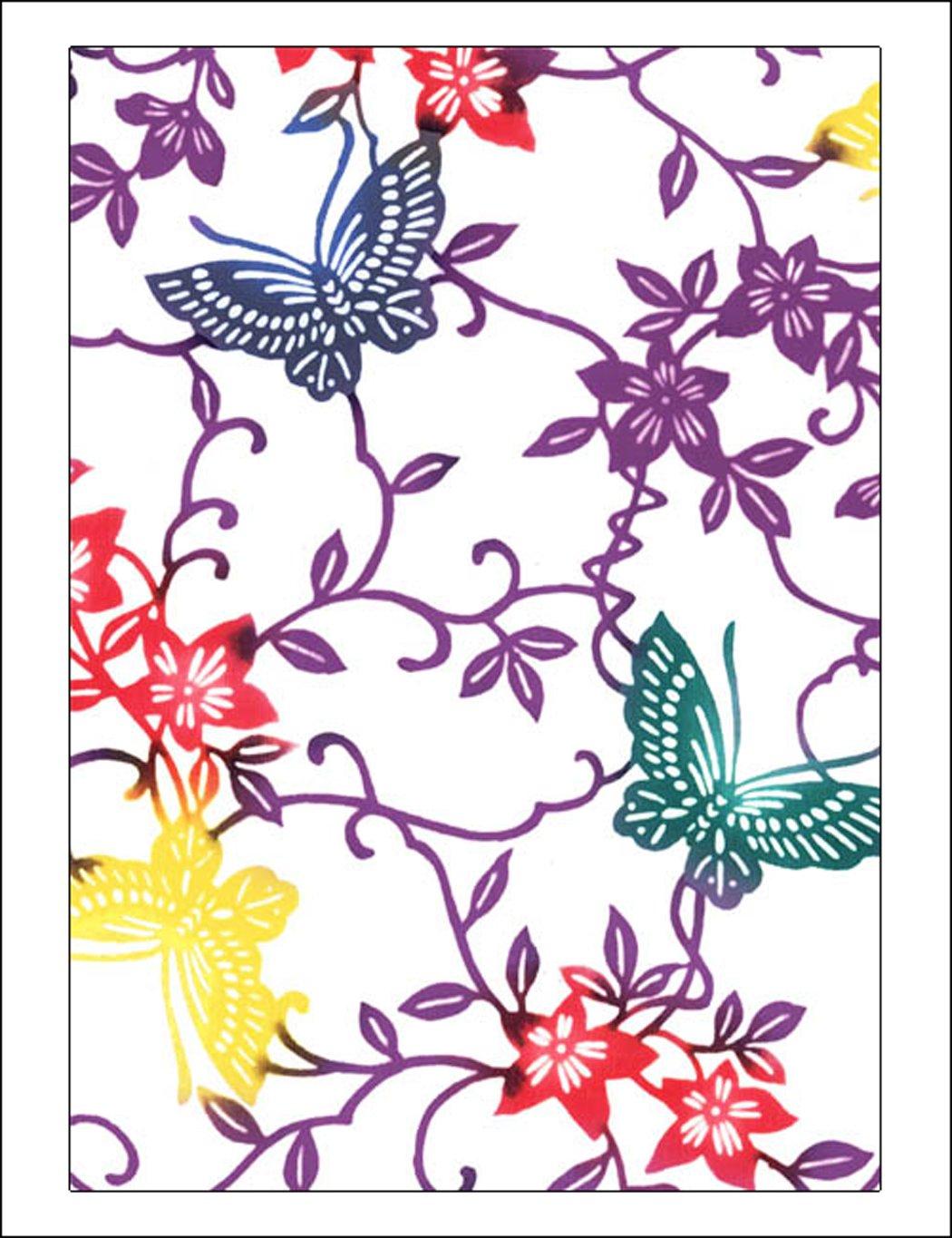 Tenugui hand made in with a butterfly design on a Niwa-zome (Japanese towel) - Chū-sen dyeing, 100% cotton, Japan, tessen. білий
Tenugui hand made in with a butterfly design on a Niwa-zome (Japanese towel) - Chū-sen dyeing, 100% cotton, Japan, tessen. білий