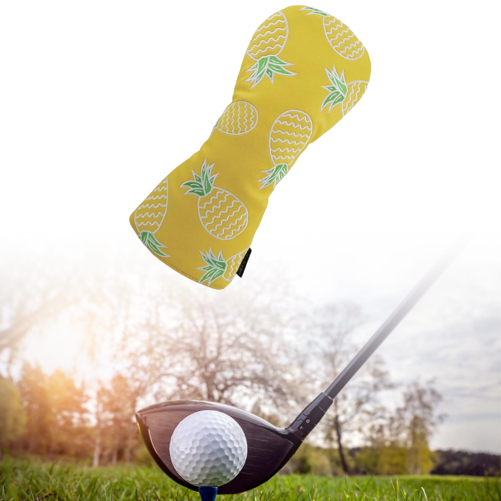 Golf Head Cover Pineapple Golf Wood Headcover Golfer Gift Golf Cue Protect Case Funny Protector Protective Sleeve for Sports
Golf Head Cover Pineapple Golf Wood Headcover Golfer Gift Golf Cue Protect Case Funny Protector Protective Sleeve for Sports