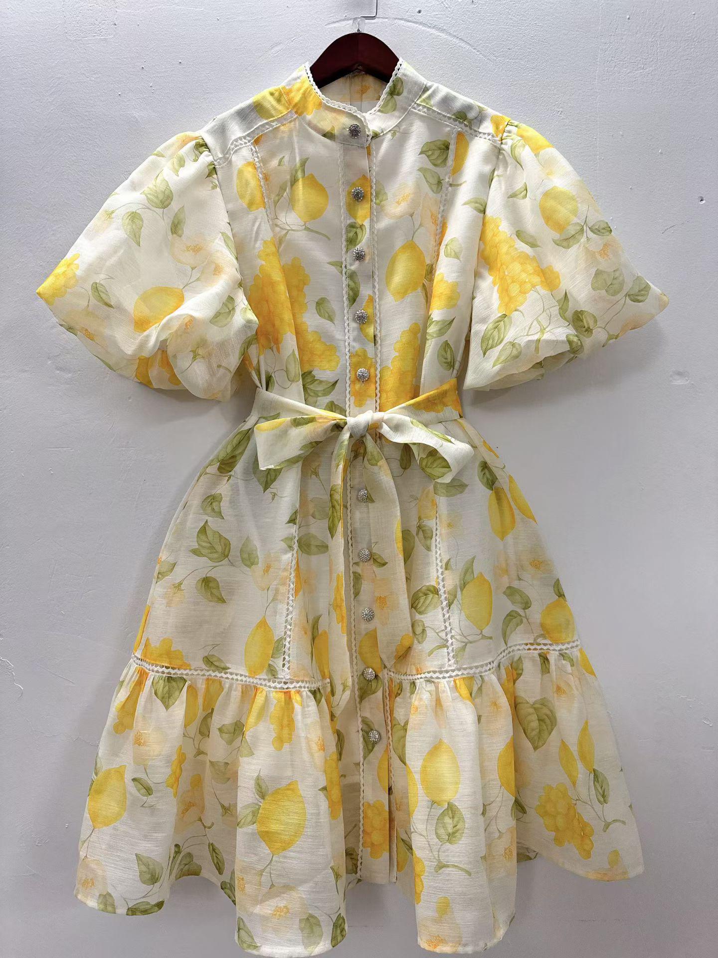2026 Spring/Summer French Retro Lace-Trim Ruffle Dress with Belt L жовтий
2026 Spring/Summer French Retro Lace-Trim Ruffle Dress with Belt L жовтий