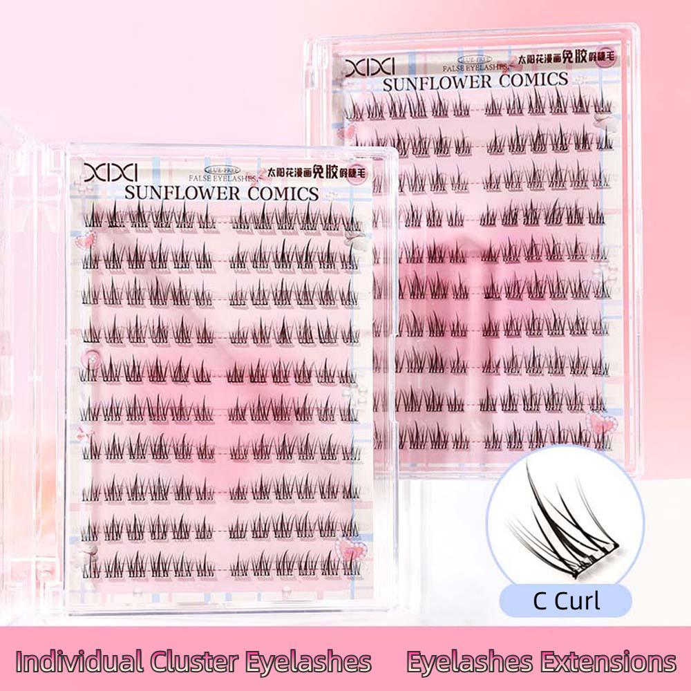 120Pcs DIY Individual Cluster Eyelashes Segmented Glue Free False Eyelashes Women чёрный
120Pcs DIY Individual Cluster Eyelashes Segmented Glue Free False Eyelashes Women чёрный