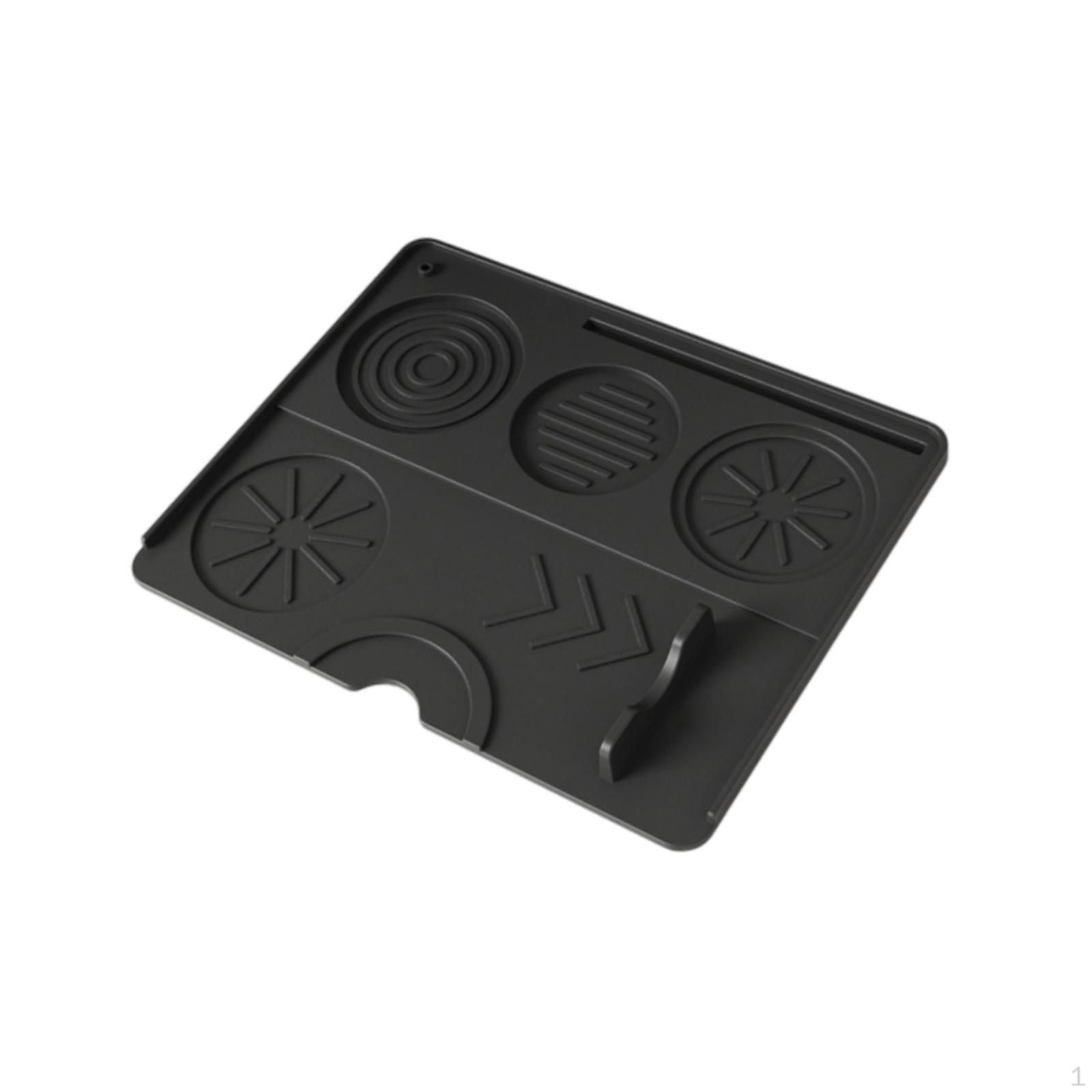 Коврик для темперирования эспрессо для кофейни и дома чёрный