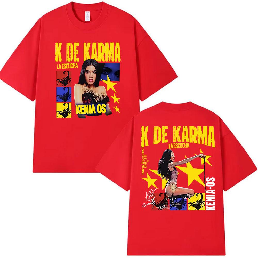 Kenia Os K De Karma Album 2026 Graphic T Shirts Unisex Women Vintage Aesthetic Clothing Tshirt Hip Hop Short Sleeve Cotton Tshirt S
Kenia Os K De Karma Album 2026 Graphic T Shirts Unisex Women Vintage Aesthetic Clothing Tshirt Hip Hop Short Sleeve Cotton Tshirt S